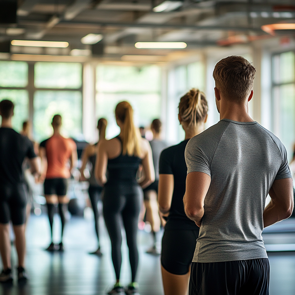 Групове тренування в залі korvalish з тренером та учасниками різного віку